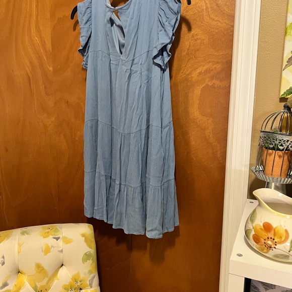 Altar'd State Blue Mini Dress - Picture 2 of 2